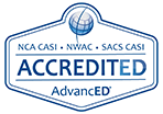 AdvancED Accredited logo